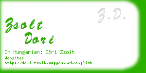 zsolt dori business card